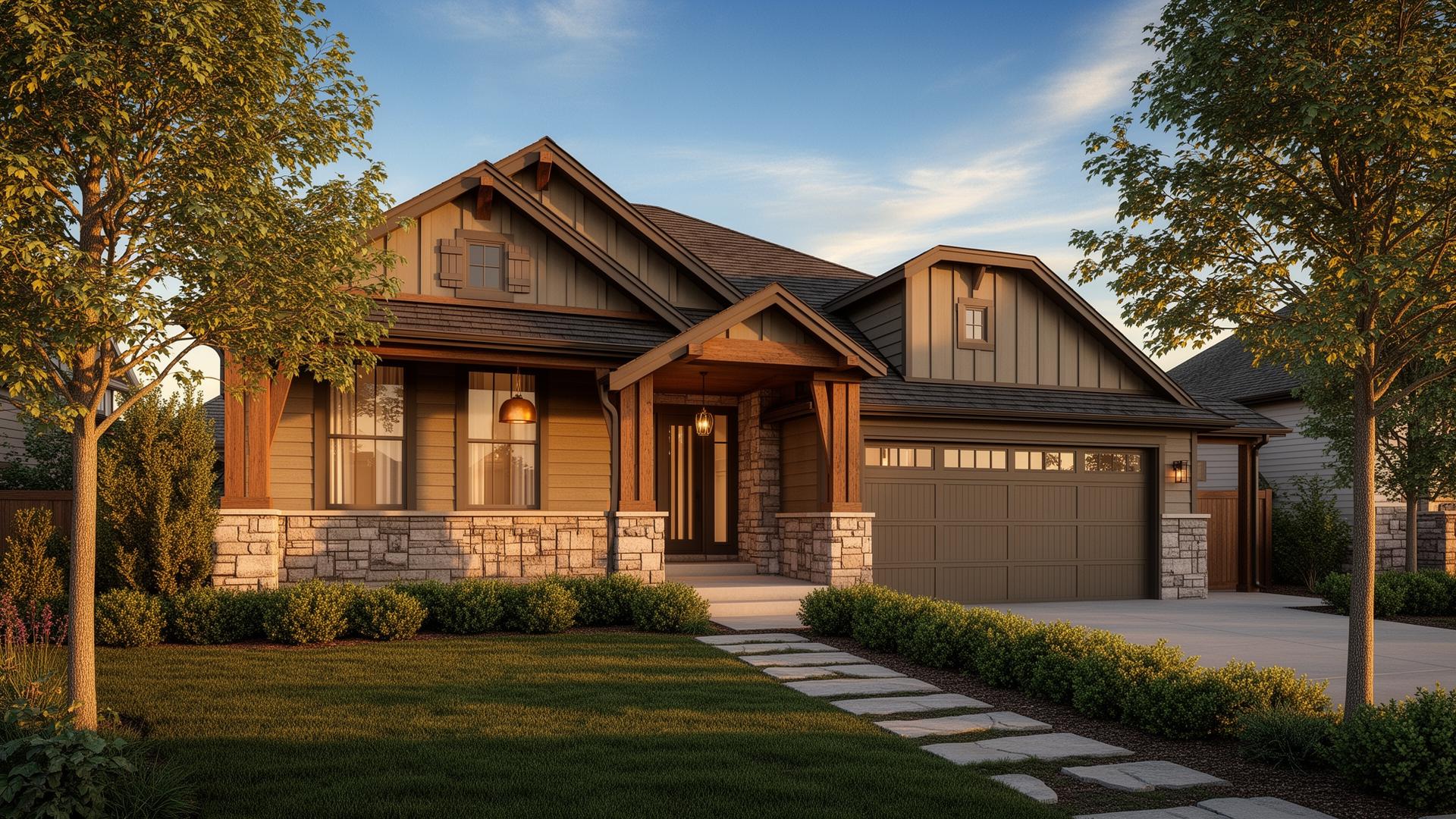 Residential home exterior representing property operations work